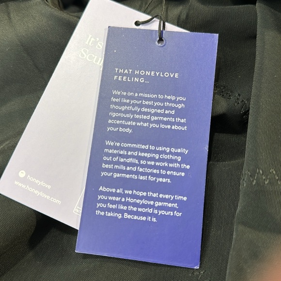 HONEYLOVE SuperPower Mid Waist Short Vamp (Black)-3X - Picture 6 of 6